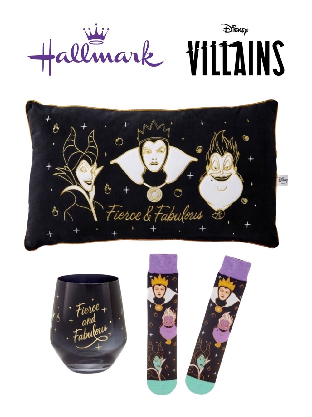 Hallmark x Disney Villains Fierce & Fabulous Bundle
